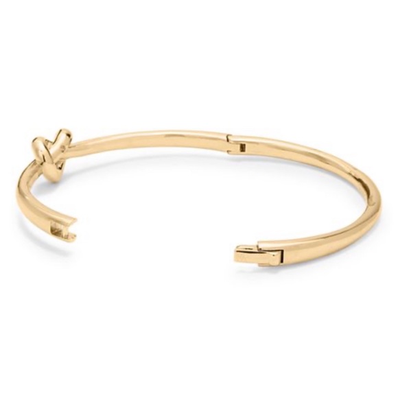 KATE SPADE • Gold Loves Me Knot Bangle Bracelet - Picture 3 of 7